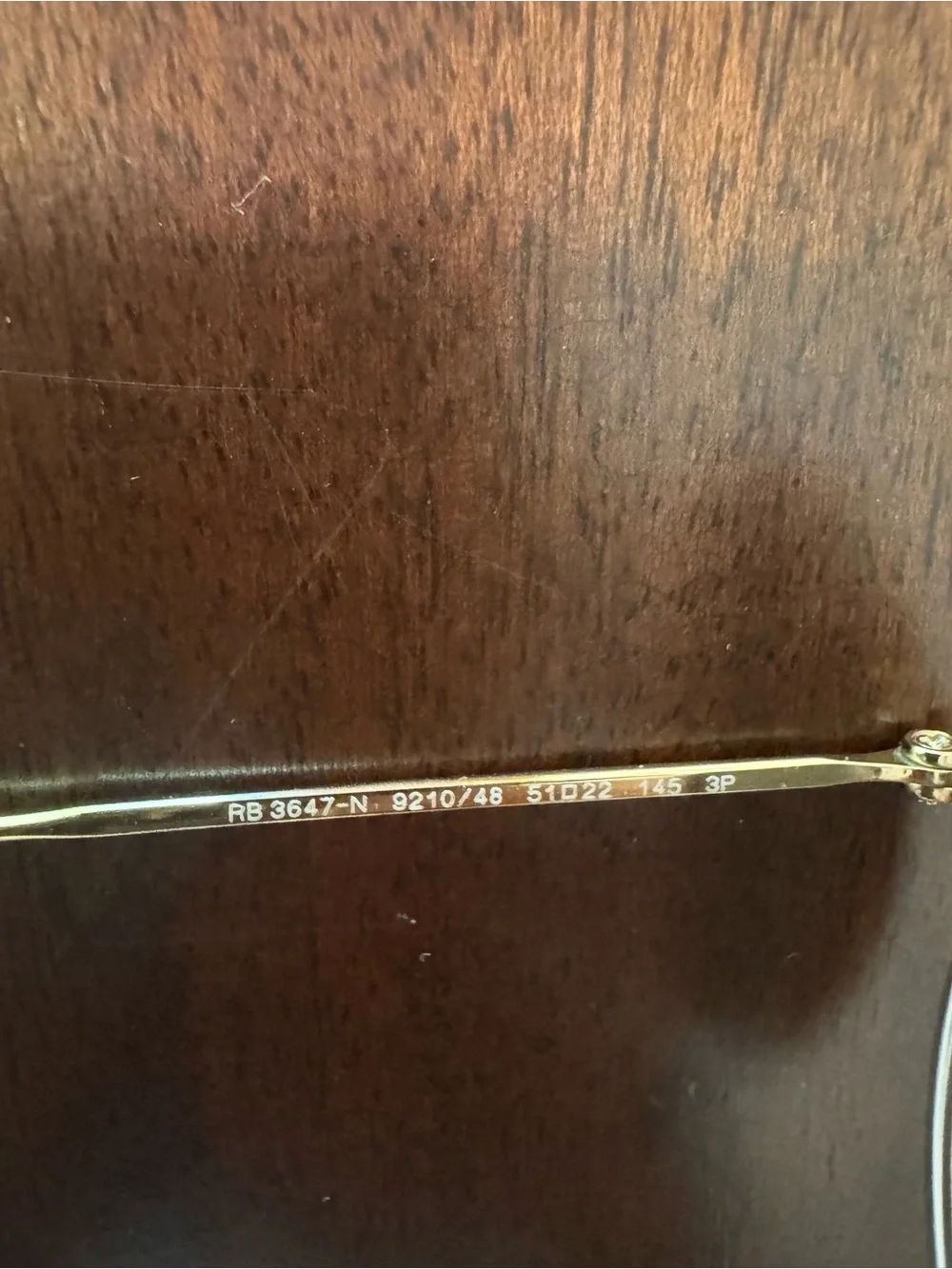 Ray-Ban Round Double Bridge Sunglasses in Gold with Black Lenses